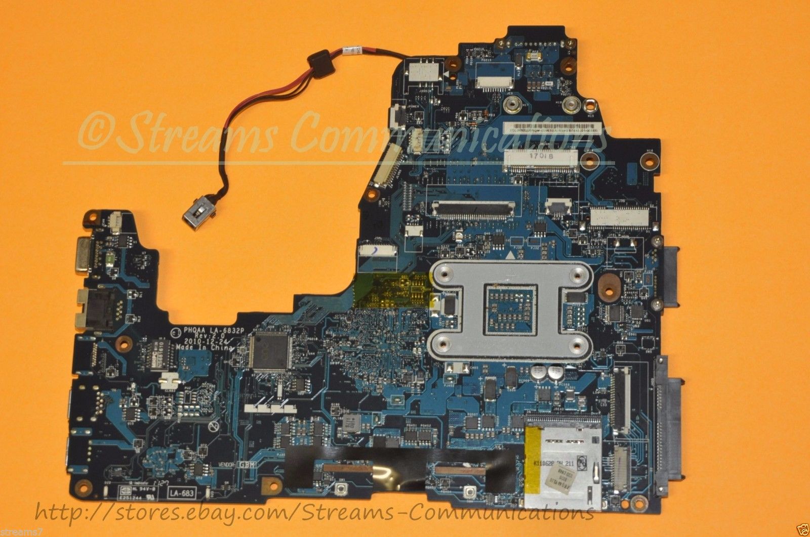 TOSHIBA Satellite P755 Series Intel® Laptop Motherboard K00021690 LA-6832P